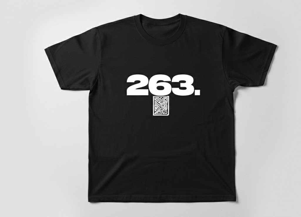 263 Black Retro Unisex t-shirt
