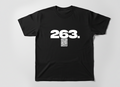 263 Black Retro Unisex t-shirt