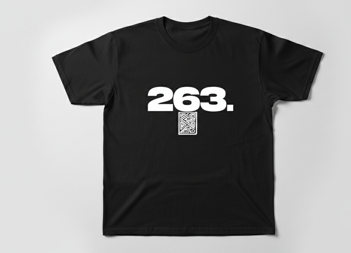 263 Black Retro Unisex t-shirt
