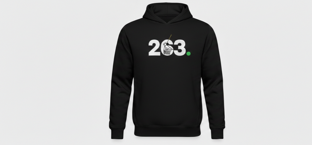 263 Black Classic Unisex Hoodie