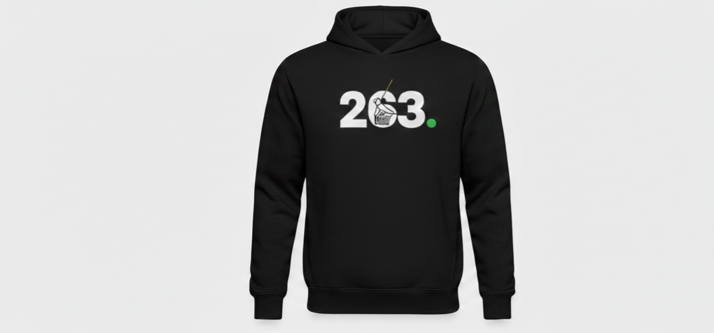 263 Black Classic Unisex Hoodie