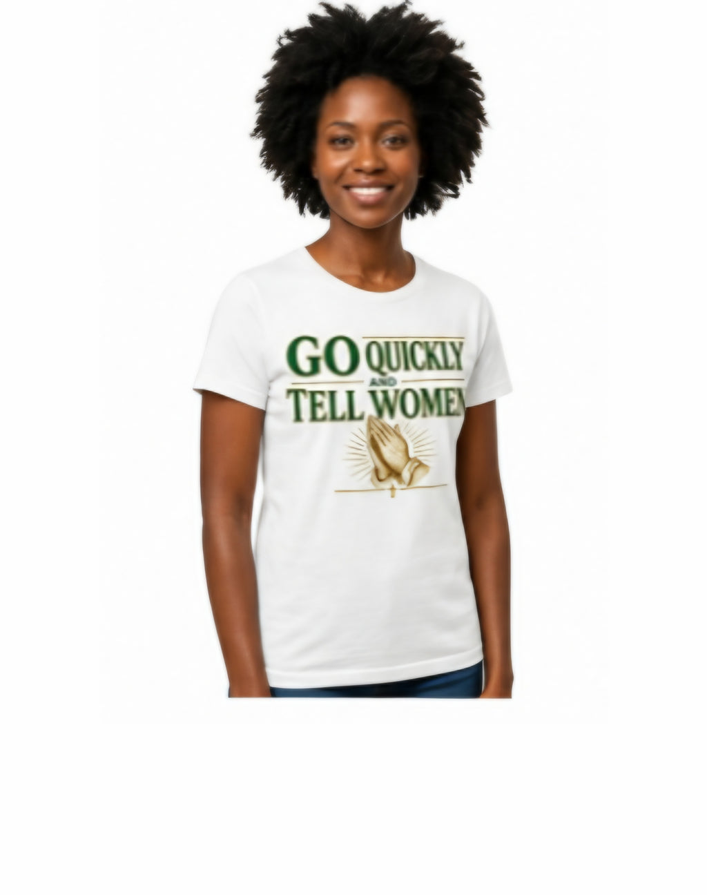 Go quickly white tshirt