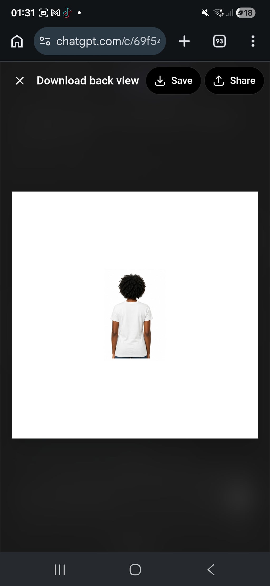Go quickly white tshirt