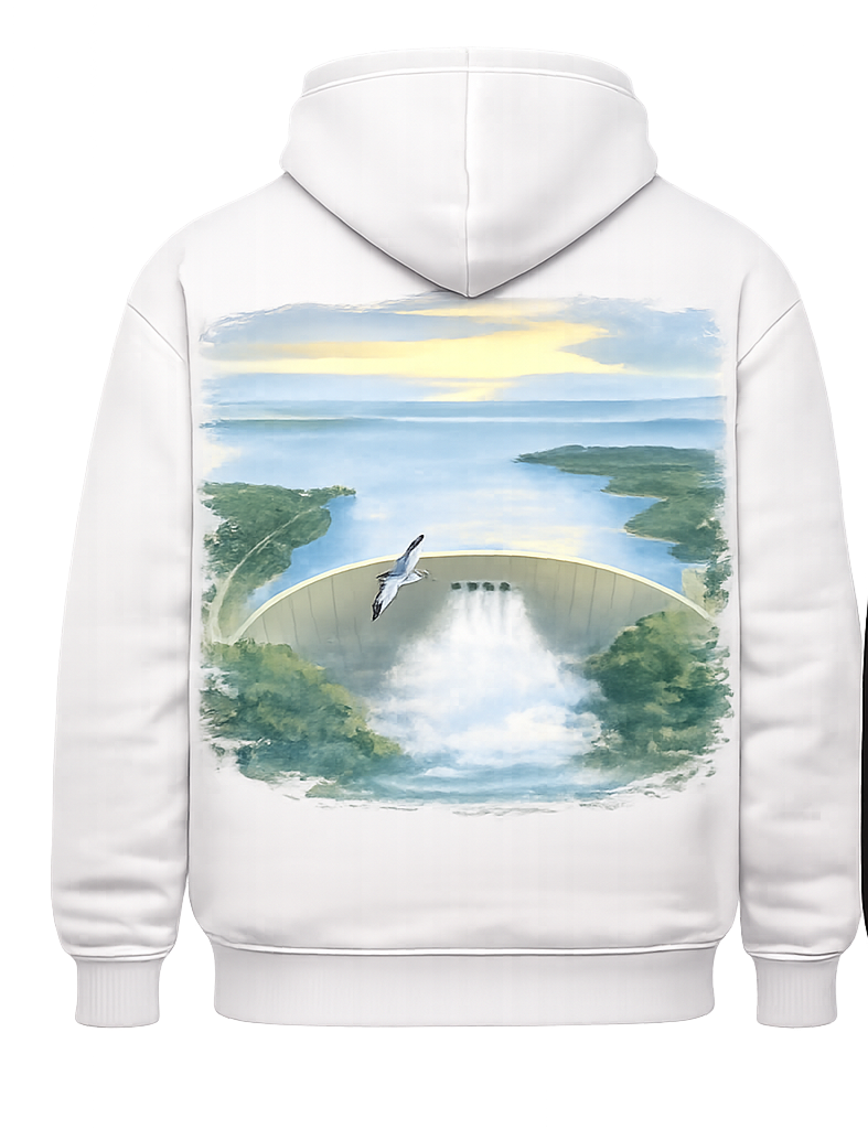 Lake of dreams white hoody